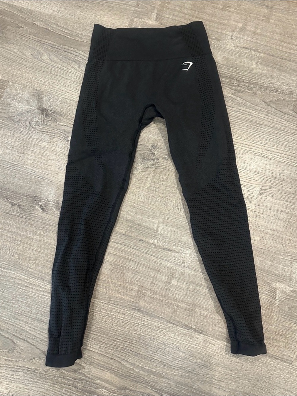 Gymshark Black Seamless Textured Leggings